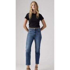 Levis Women’s Wedgie Straight Medium Wash Denim Jeans 26x27
